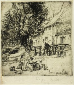 Kew Side, Um Fragmento de Francis Seymour Haden