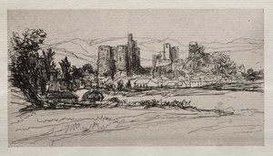 Castelo Kidwelly de Francis Seymour Haden