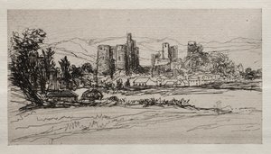 Castelo de Kidwelly. de Francis Seymour Haden