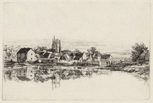 Cidade de Kidwelly de Francis Seymour Haden