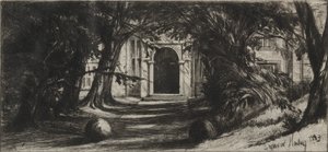 Mytton Hall, 1859. de Francis Seymour Haden