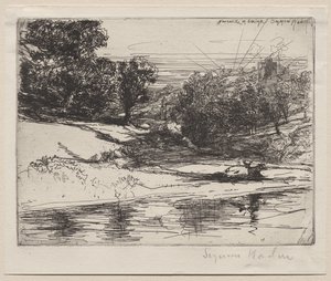 Newcastle em Emlyn de Francis Seymour Haden