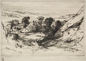 Nove Barrow Down de Francis Seymour Haden