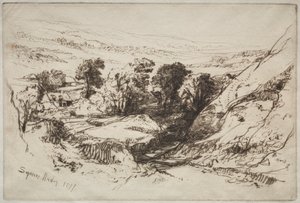 Nove Barrow Down de Francis Seymour Haden