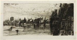 Antiga Igreja de Chelsea de Francis Seymour Haden