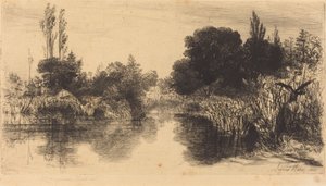 Shere Mill Pond (The Larger Plate) de Francis Seymour Haden