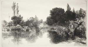 Shere Mill Pond (O Prato Maior) de Francis Seymour Haden