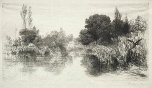 Shere Mill Pond (O Prato Maior) de Francis Seymour Haden