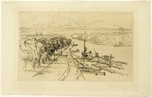 O Amstel, No. II de Francis Seymour Haden