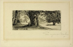 Os campos de azevinho de Francis Seymour Haden