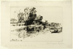A pequena casa-barco de Francis Seymour Haden