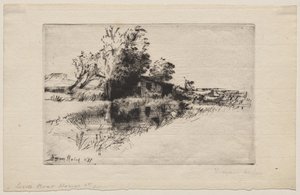 A pequena casa de barcos de Francis Seymour Haden