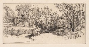 A Pequena Longparish, 1896. de Francis Seymour Haden