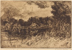 O teste em Longparish de Francis Seymour Haden