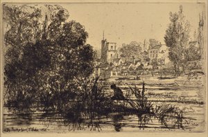 Twickenham Church de Francis Seymour Haden