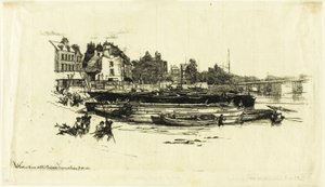 Casa de Whistler, Old Chelsea de Francis Seymour Haden