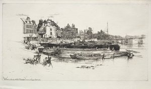 Casa dos assobiadores, Chelsea velho, 1863.