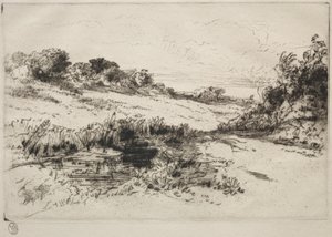 Windmill Hill, nº 1, c. 1877 e mais tarde. de Francis Seymour Haden