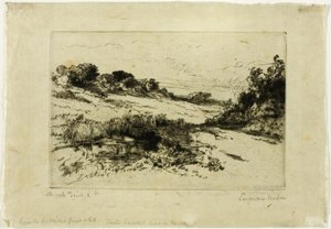 Colina do Moinho de Vento, No. I de Francis Seymour Haden