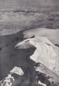 Cordilheira do Mont Blanc: The Summit Ridge of Mont Blanc (foto em preto e branco)