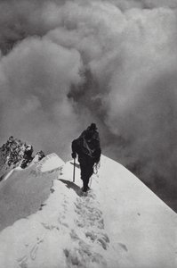 Os Alpes: Atravessando o Breithorn (foto a p/b)