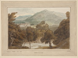 Ambleside, A View near Clappers Gate, Ambleside de Francis Towne