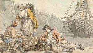 Fisherfolk com Cestos e Redes de Francis Wheatley