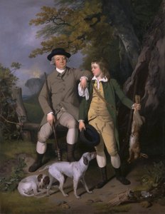Retrato de um desportista com o seu filho de Francis Wheatley