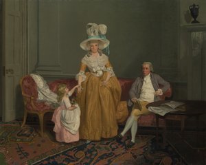 A Família Saithwaite, ca. 1785 de Francis Wheatley