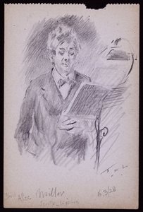 Retrato de Alec Miller de Francis Wilfred Lawson
