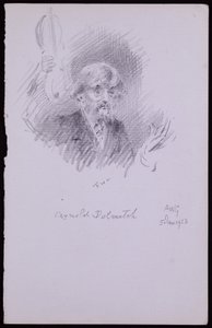 Retrato de Arnold Dolmetsch de Francis Wilfred Lawson