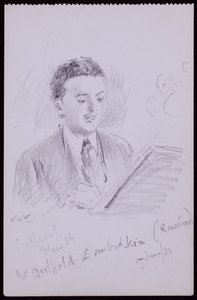 Retrato de Berthold Lubetkin de Francis Wilfred Lawson