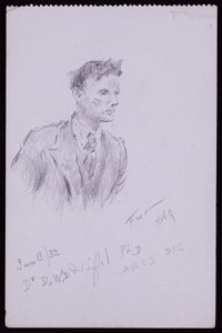 Retrato do Dr.DWD Wright de Francis Wilfred Lawson