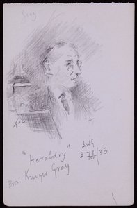 Retrato de George Kruger Gray de Francis Wilfred Lawson