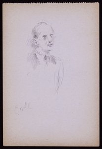 Retrato de Gerald Cobb, c.1930 (lápis sobre papel)