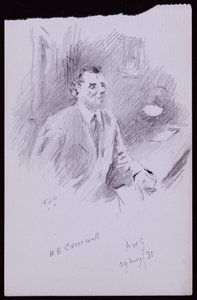 Retrato de HB Cresswell de Francis Wilfred Lawson
