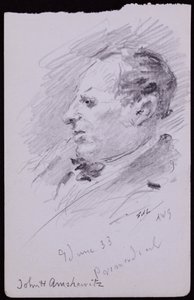 Retrato de John Amshewitz de Francis Wilfred Lawson