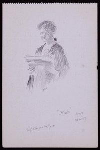 Retrato de Miss Eleanor Hellyer de Francis Wilfred Lawson