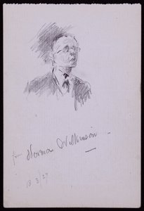 Retrato de Norman Wilkinson de Francis Wilfred Lawson