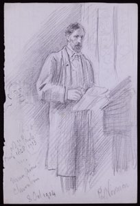 Retrato de Philip Norman de Francis Wilfred Lawson