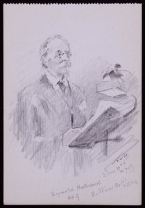 Retrato de Reginald Hallward de Francis Wilfred Lawson