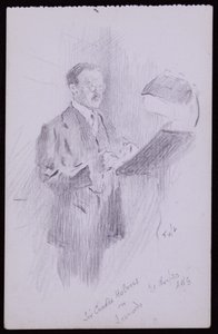 Retrato de Sir Charles Holmes de Francis Wilfred Lawson