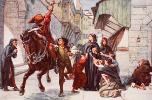 Socorro em Florença após o ataque da Liga de Francis William Topham