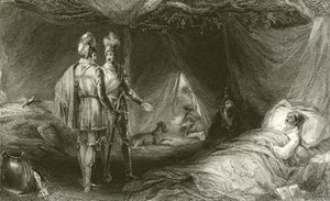 O leito de morte do ladrão de Francis William Topham