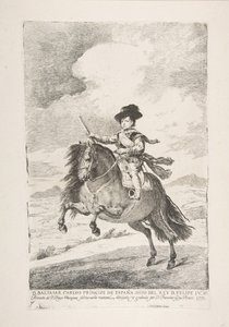 Balthasar Carlos, príncipe de Espanha e filho de Filipe IV D. Baltasar Carlos Príncipe de Esp ..., 1778. de Francisco de Goya