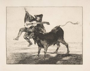 Entretenimento bárbaro Dibersão de Barbara, 1800-1804. de Francisco de Goya