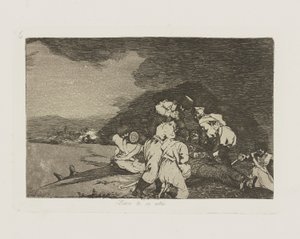 Você está bem. (Faz bem para você.), pl. 6 da série Os Desastres da Guerra de Francisco de Goya