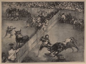 Tourada num Anel Dividido de Francisco de Goya