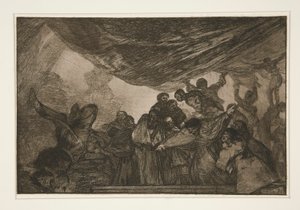 Disparate claro (Clear Folly), pl. 15 da série Los provérbios de Francisco de Goya