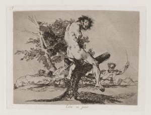 Isso é Pior, Placa 37 de Os Desastres da Guerra de Francisco de Goya